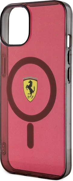 Mbështjellës Ferrari FEHMP14SURKR për iPhone 14 6.1", MagSafe, i kuq