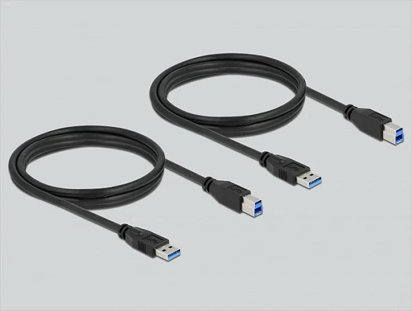 Switch USB DeLOCK 11495, USB 3.2 Gen 1, 5 Gbit/s, 1x Type-A / 2x Type-B, i zi