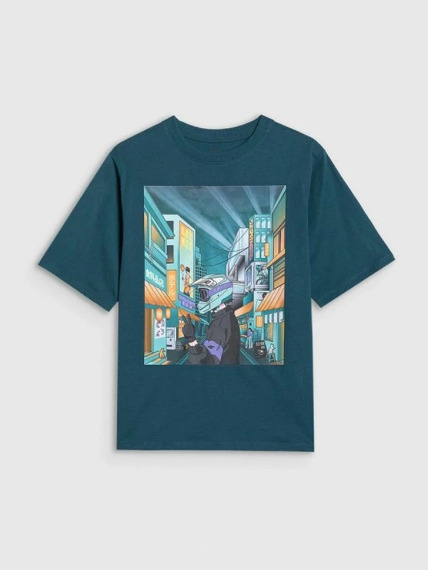 Maicë oversize për djem 4f