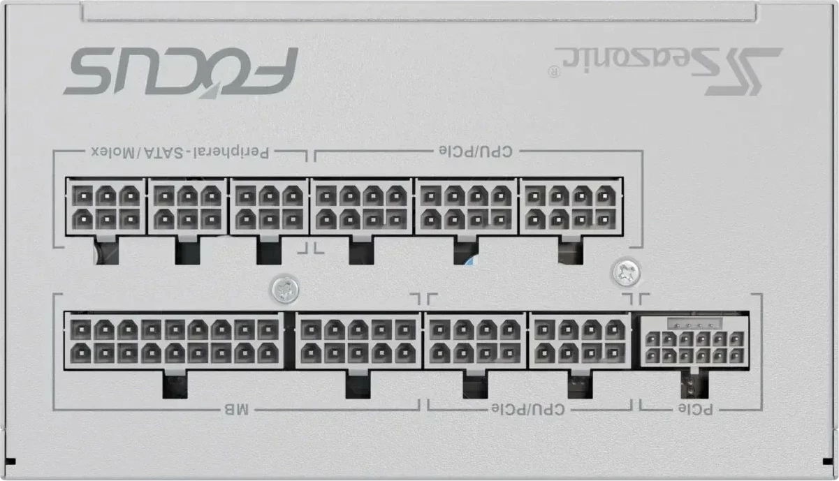 Furnizues rryme SeaSonic Focus GX FOCUS-GX-1000-V4 1000W ATX 3.1 80 Plus Gold fully modular, i bardhë