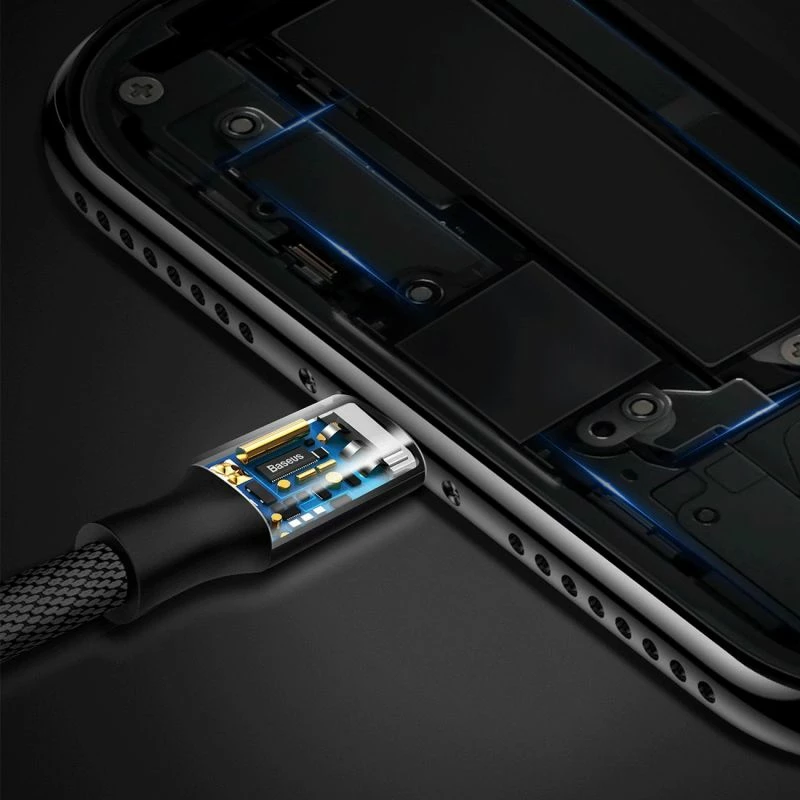 kabllo USB-A në MicroUSB Baseus Yiven 1.5m, e zezë