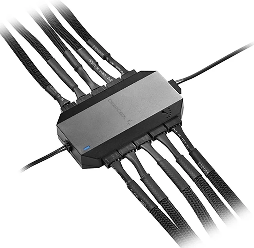 Kontrollues i Ventilatorëve DeepCool FH-10, i Zi