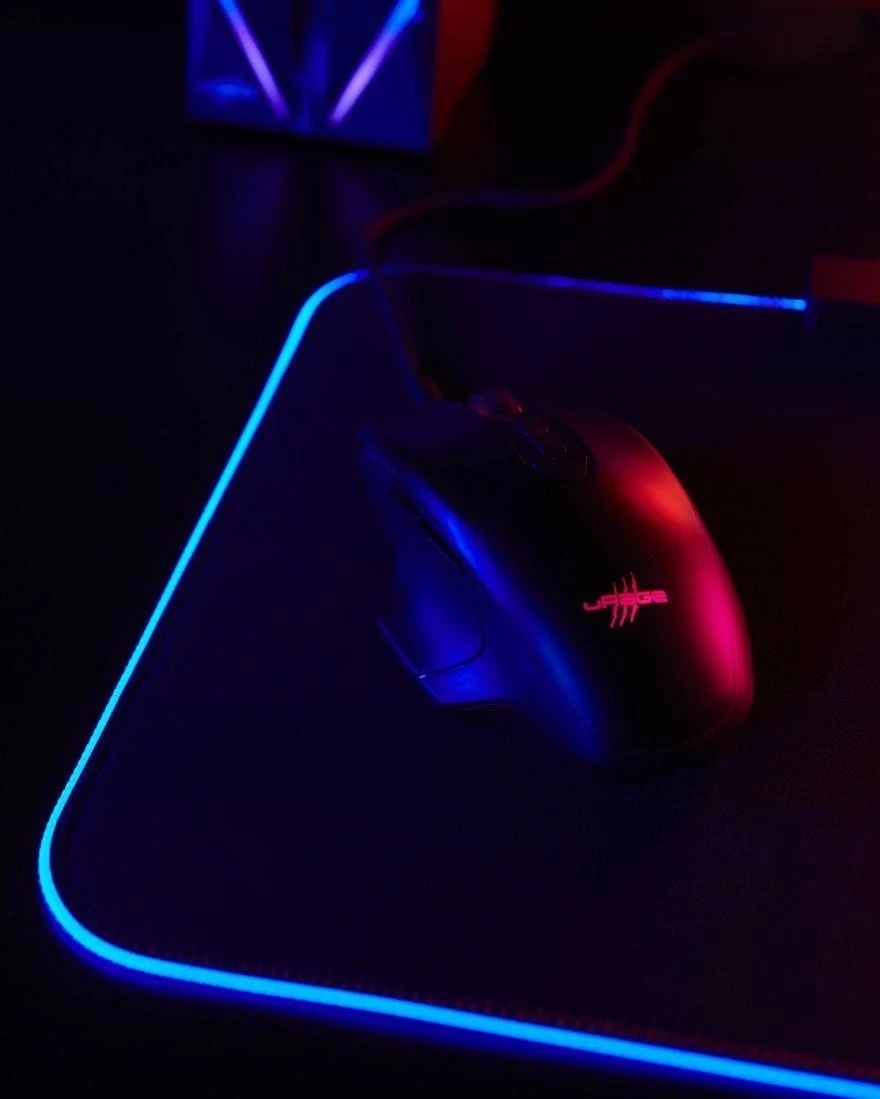 Maus gaming uRage Reaper 410, me kabllo, 12000 DPI, RGB, i zi