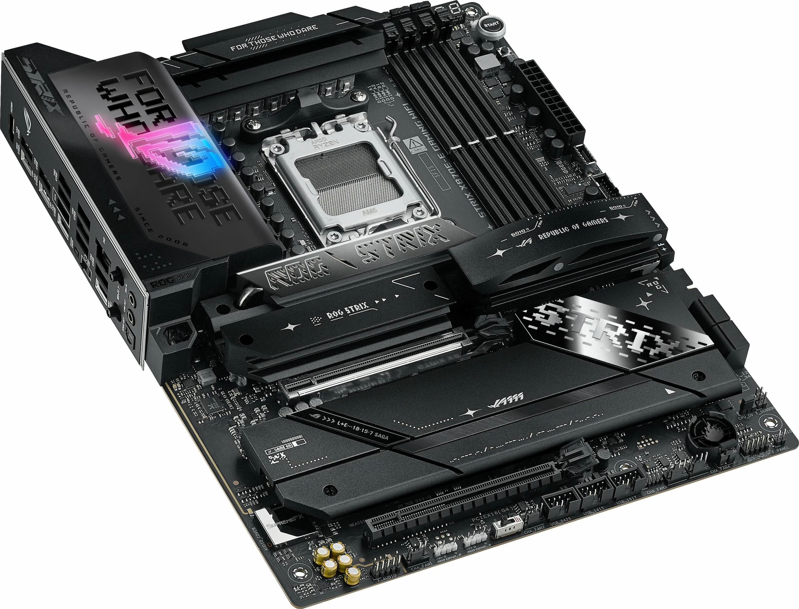 Pllakë amë ASUS ROG STRIX X870E-E GAMING WIFI, AMD, Socket AM5, DDR5, 192 GB