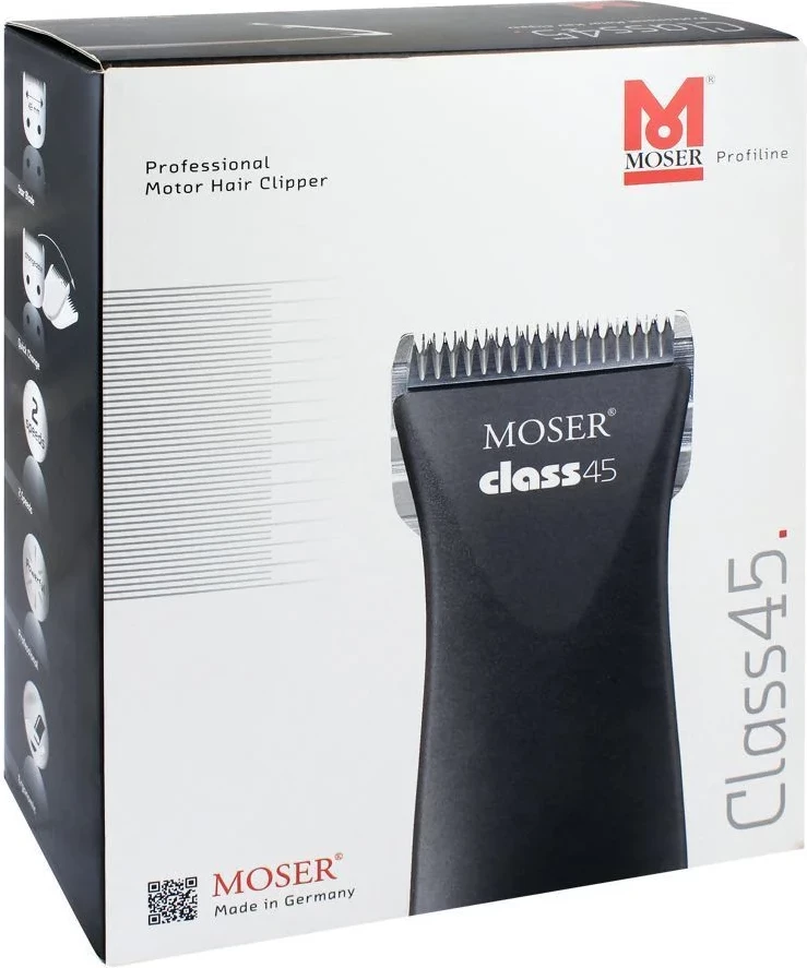 Makinë për qethje Moser Class 45, 1245-0060, e zezë