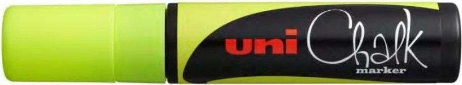 Marker shkumësi Mitsubishi Uni-Ball ChalkGlass, i verdhë