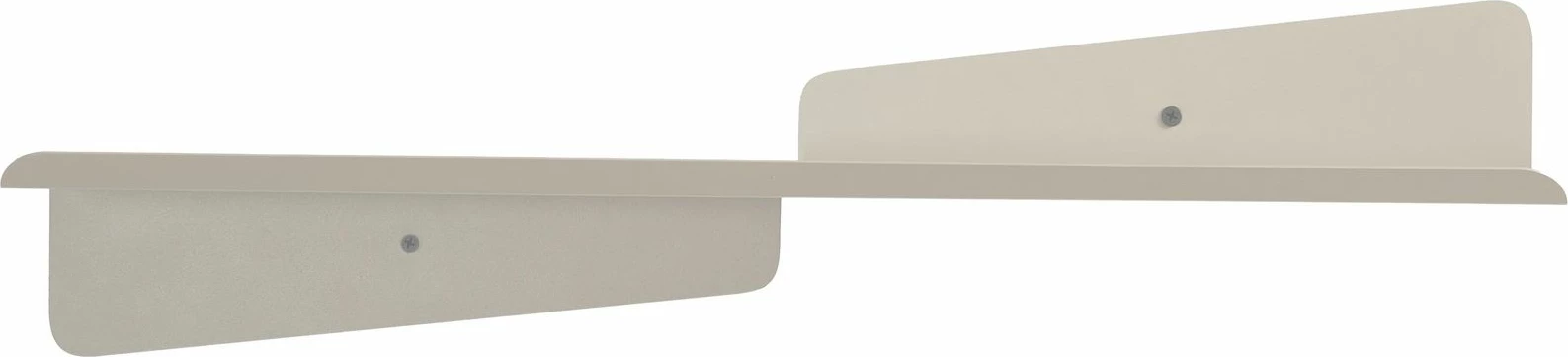Raft dekorativ metalik për mur, ngjyrë bezhë e butë, Skye Decor, Vlnt123Kr