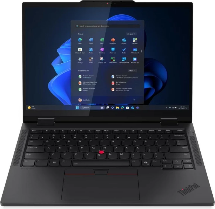 Ultrabook Lenovo ThinkPad T14s 2-in-1 Gen 1, 14", Intel Core Ultra 5 225U, 16 GB RAM, 512 GB SSD, Windows 11 Pro, E zezë