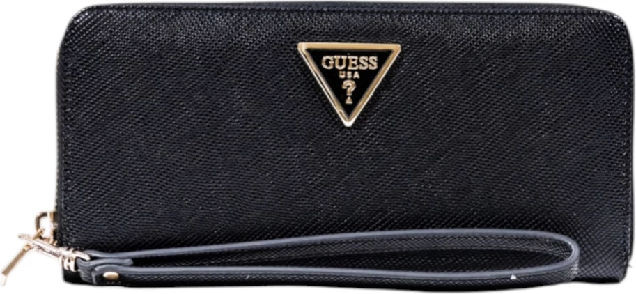 Portofol për femra Guess Laurel II SLG Large Zip Around SWZG74 59146, i zi