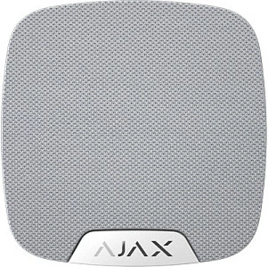 Sirenë wireless AJAX HomeSiren, 868 MHz, IP50, 2x CR123A, e bardhë