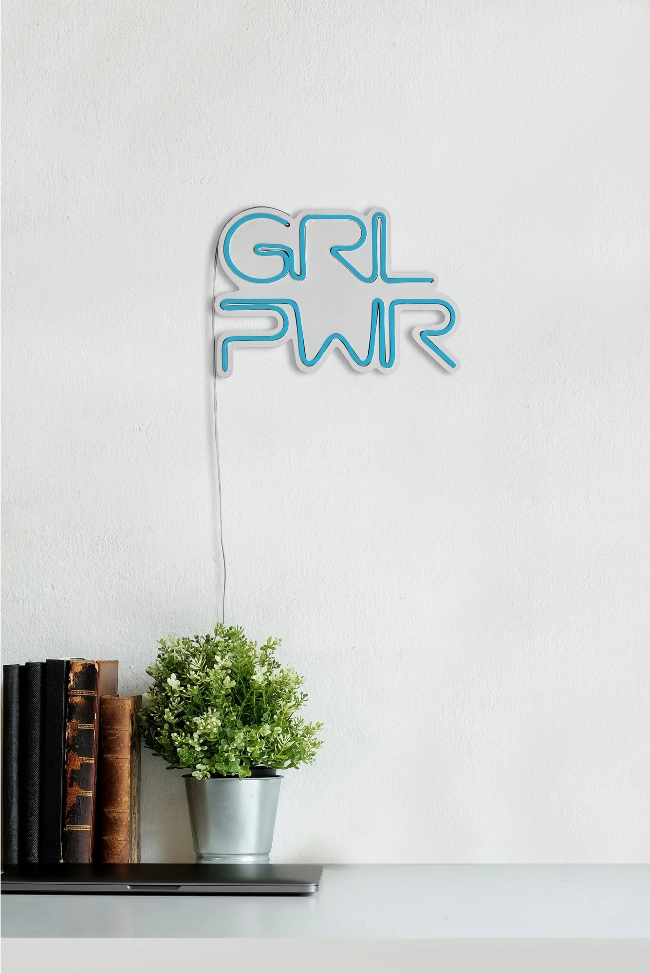 Dritë dekorative LED, plastikë, GRL PWR, ngjyrë kaltër