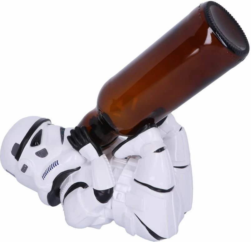 Figurinë mbajtëse shisheje NEMESIS NOW Stormtrooper Guzzler 22 cm, bardhë/zi