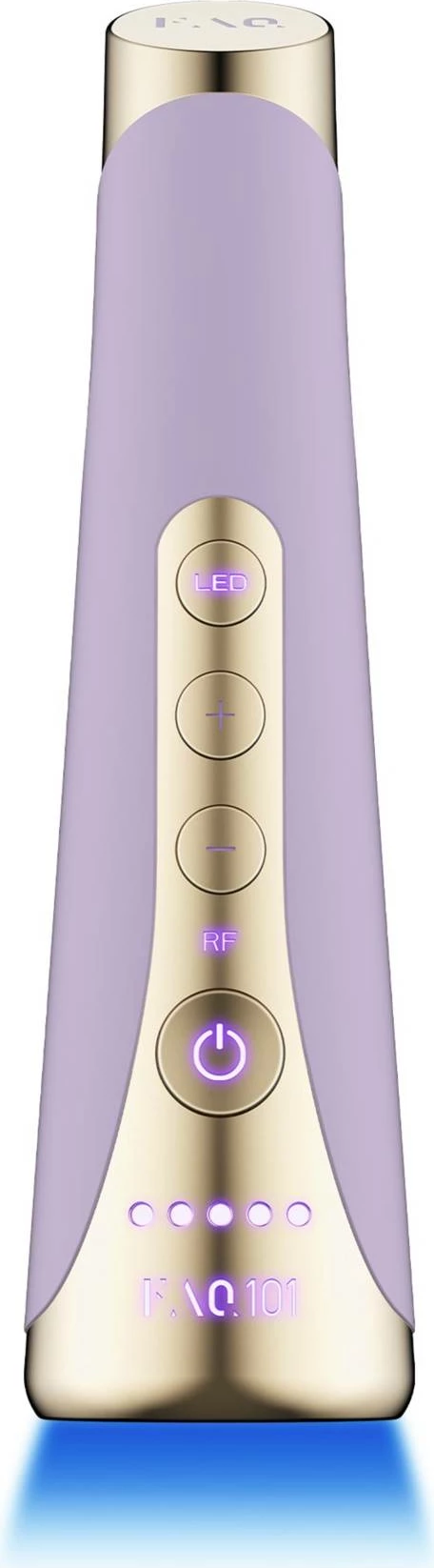 Pajisje anti-age FAQ 101 RF + LED, pa kabllo, Amethyst, set me mbajtëse + çantë udhëtimi