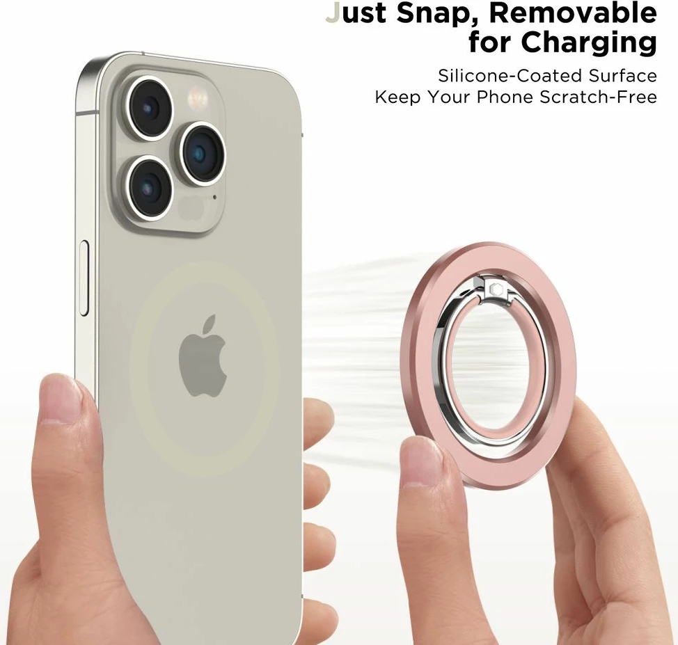 Mbështjellës magnetik Tech-Protect MMR300 me MagSafe, rozë