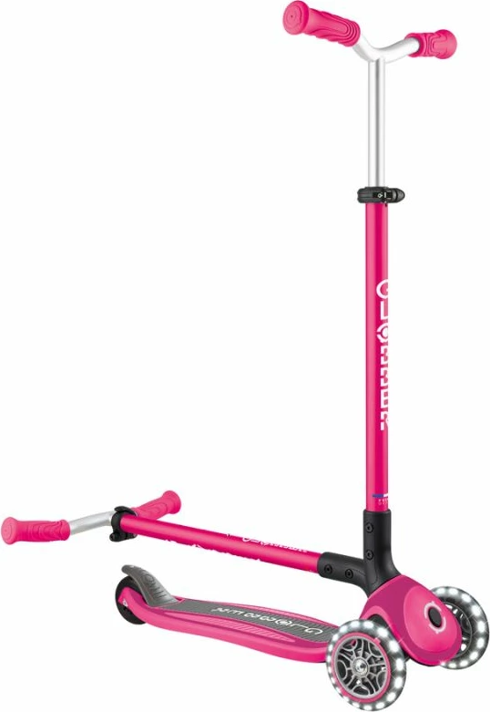 Trotinetë tre rrota Globber MASTER LIGHTS 663-110, fuchsia