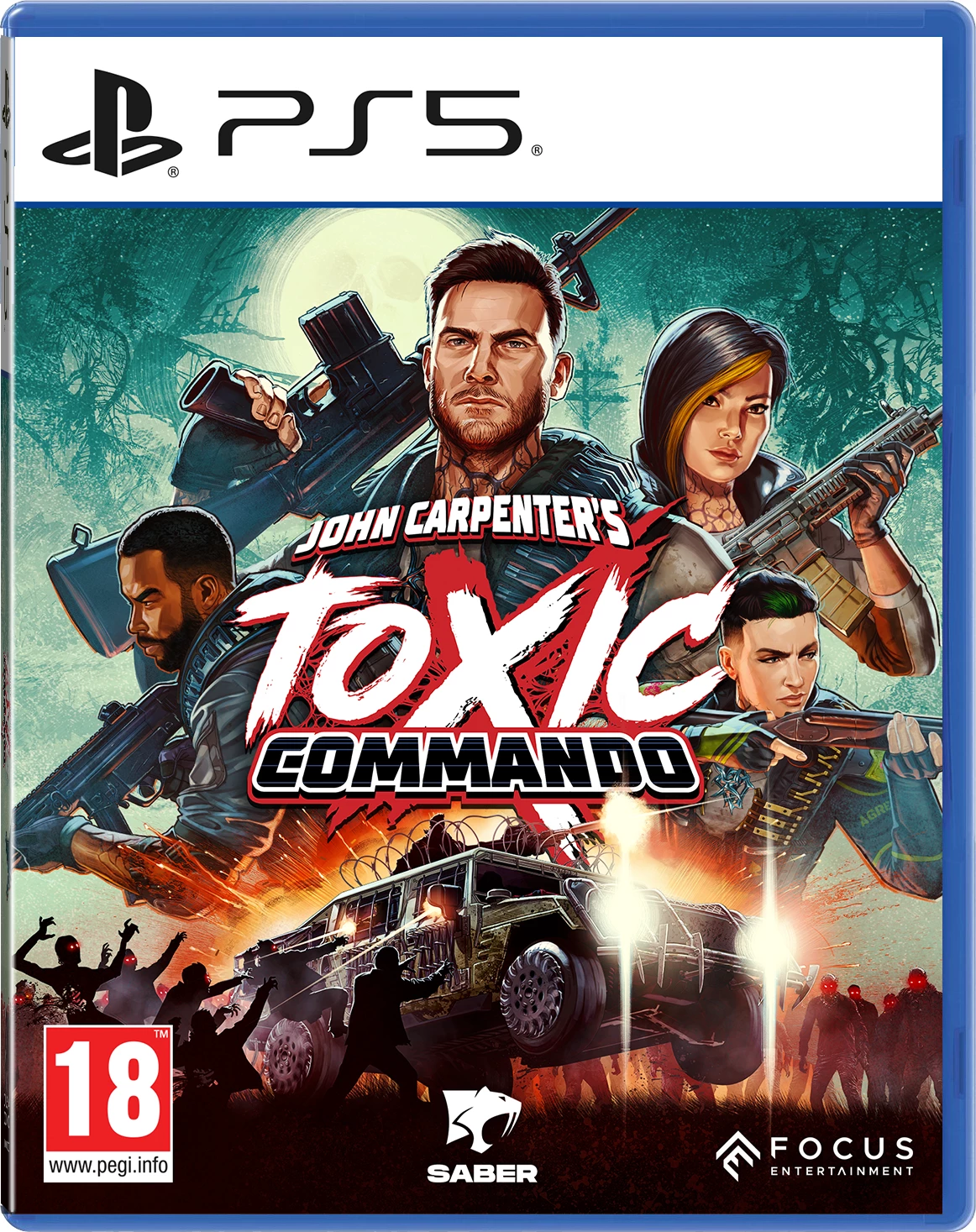 Lojë PS5 Focus Entertainment John Carpenter’s Toxic Commando, edicion fizik, PEGI 18, me DLC "Leon’s Secret Stash"