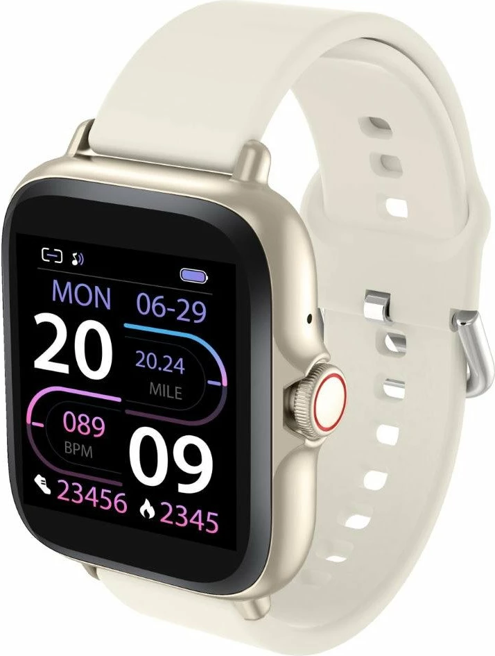 Smartwatch Denver SWC-156BEMK2 1.44\" TFT touchscreen Bluetooth 5.0 150 mAh, bezhë