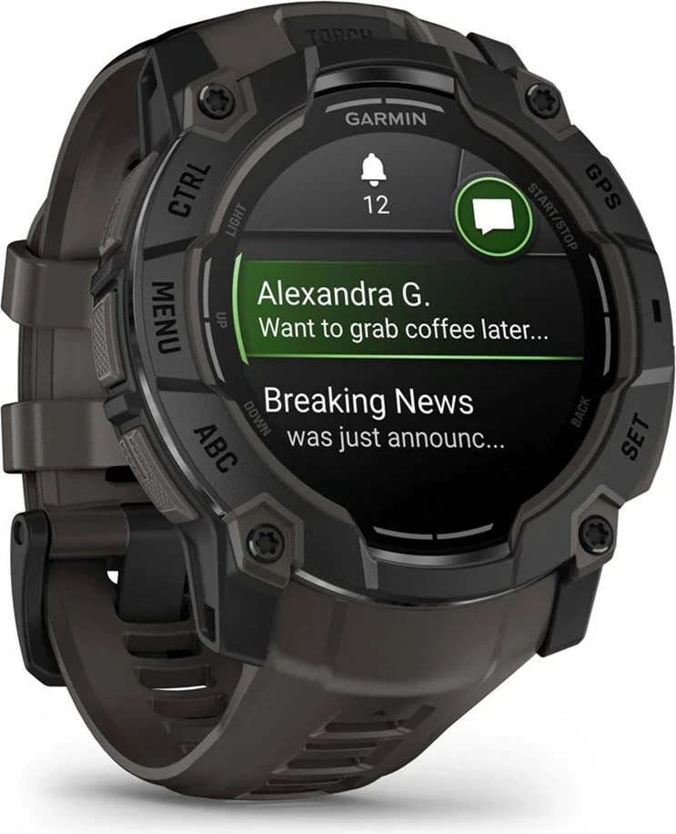 Smartwatch Garmin Instinct 3 AMOLED, 50 mm, GPS, i zi