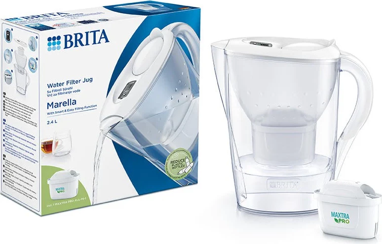 Bokall për filtrim të ujit Brita Marella Cool Pro white