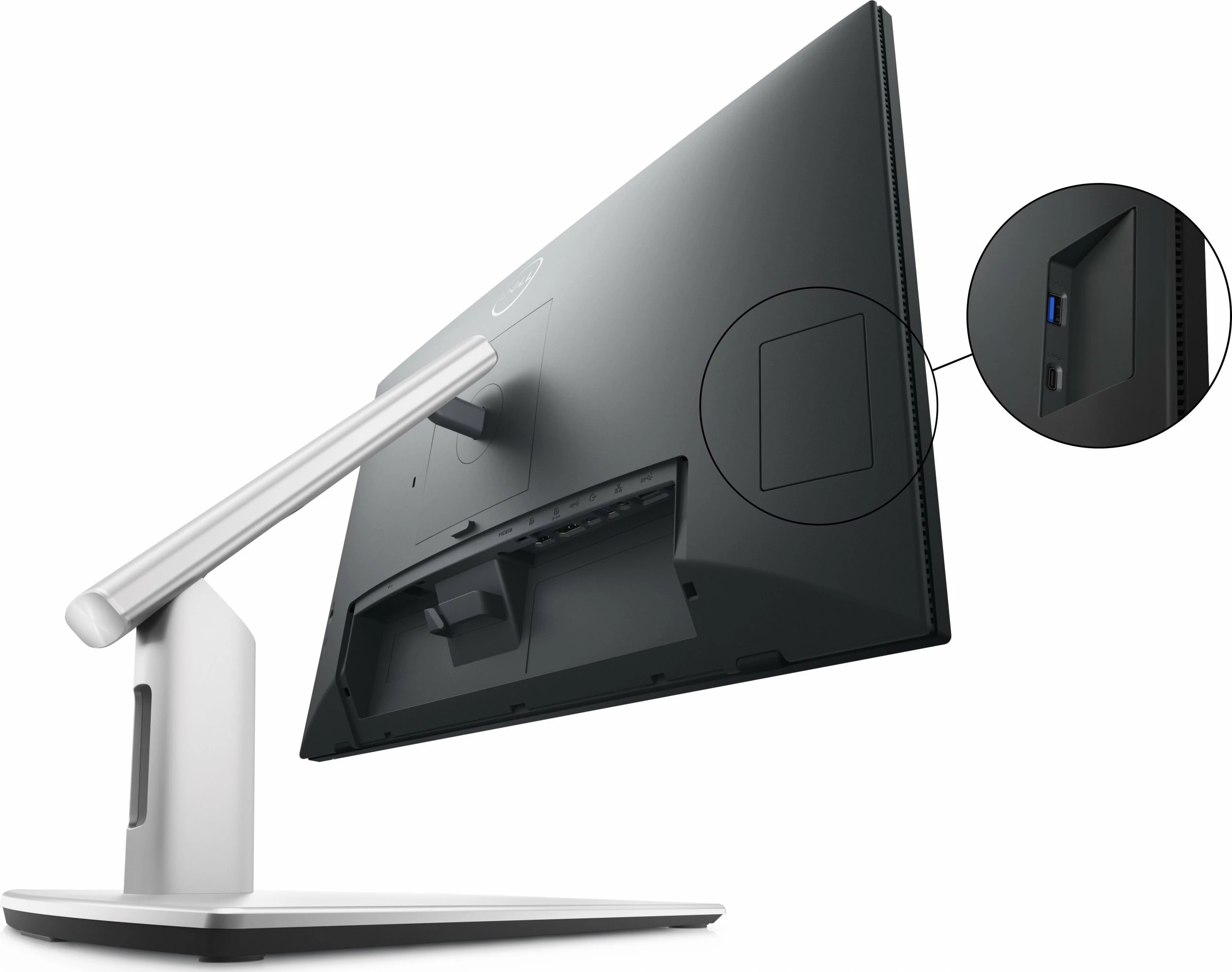 Monitor touch Dell P2424HT (210-BHSK) 23.8\" Full HD, USB-C Hub, zi/argjend