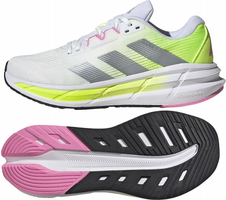 Atlete vrapimi Adidas Questar 3 W JQ5069, nr. 41 1/3 (26 cm), të bardha