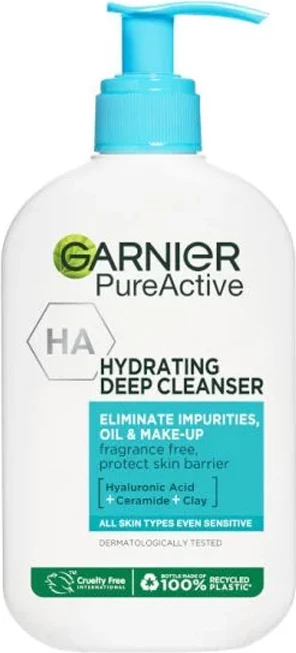 Garnier Pure Active Hydrating Deep Cleanser 250ml