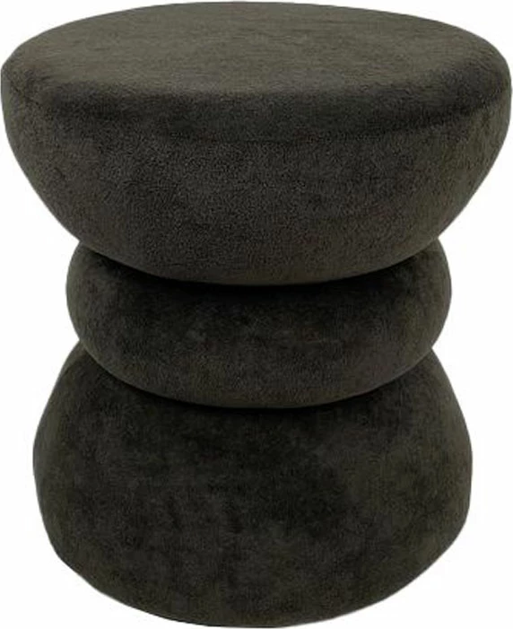 Tabure ROOK, ngjyrë gri e errët, 36x36x41 cm