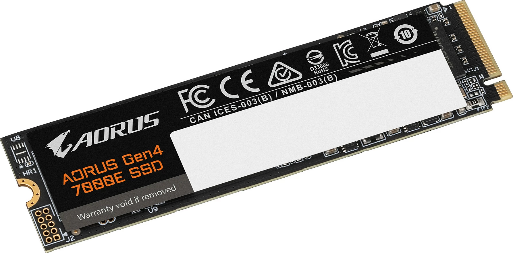 SSD i brendshëm M.2 Gigabyte AORUS Gen4 7000E, 1TB, NVMe PCIe 4.0 x4, 7100/6100MB/s, 2280