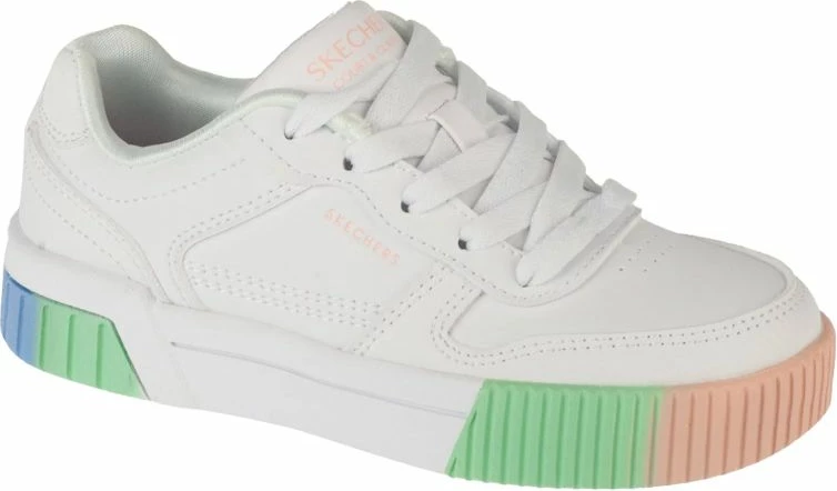 Këpucë fëmijë Skechers, të bardha