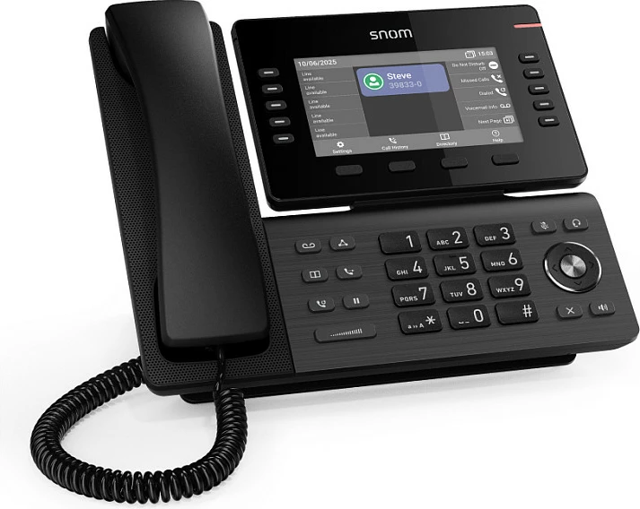 Telefon IP Snom D815WB, ekran 5", Wi‑Fi, Bluetooth, PoE, i zi
