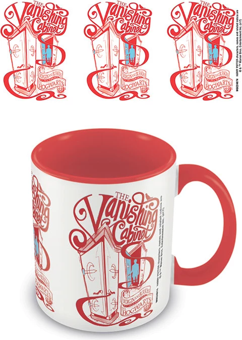 Mug Pyramid Harry Potter Vanishing Cabinet 315 ml, e kuqe