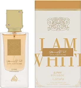 Eau De Parfum Lattafa Ana Abiyedh Poudree, 60 ml