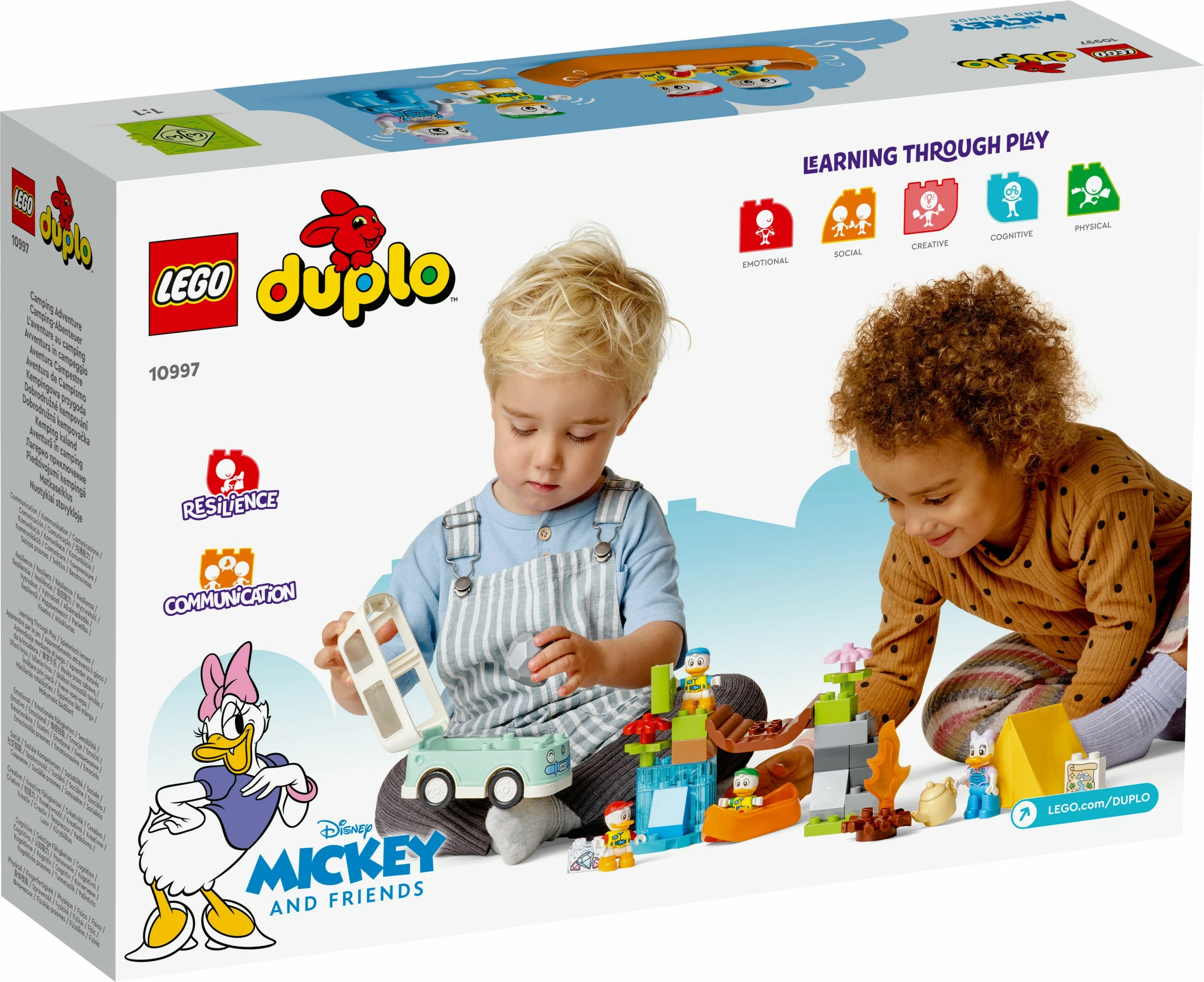 Set ndërtimi LEGO DUPLO Disney Camping Adventure, 37 pjesë, shumëngjyrësh