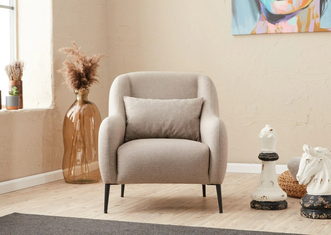 Karrige një vendëshe Venus, krem, Atelier del Sofa