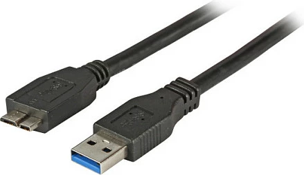 Kabllo USB EFB Elektronik USB 3.0 Type-A në Micro-USB B, 1 m, 5 Gbit/s, e zezë