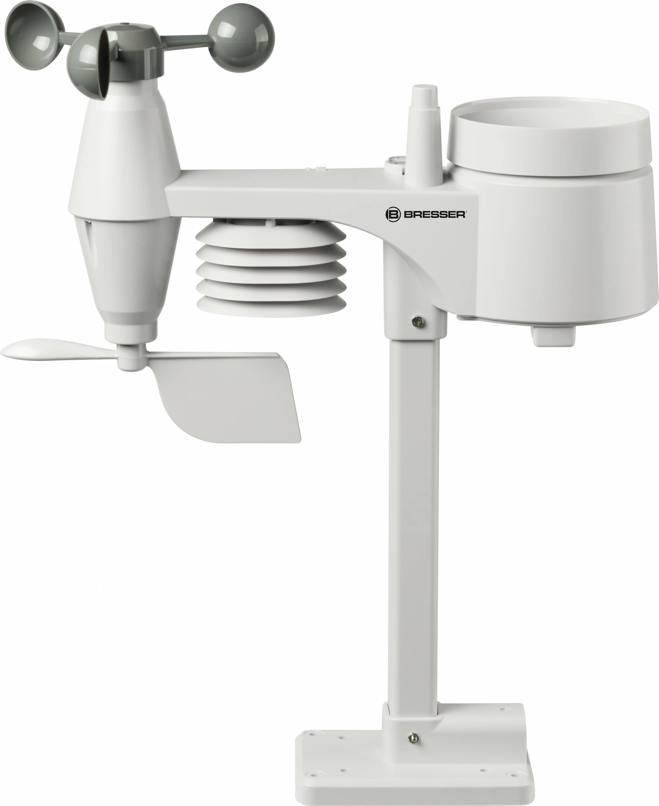 Stacion moti Bresser Wetter Center 5-in-1 Comfort, ekran me ngjyra