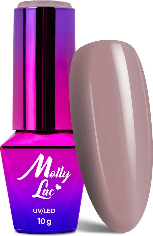 Llak për thonj MollyLac Delicate Woman Hybrid 63 Pleasant To The Touch për femra, 10g