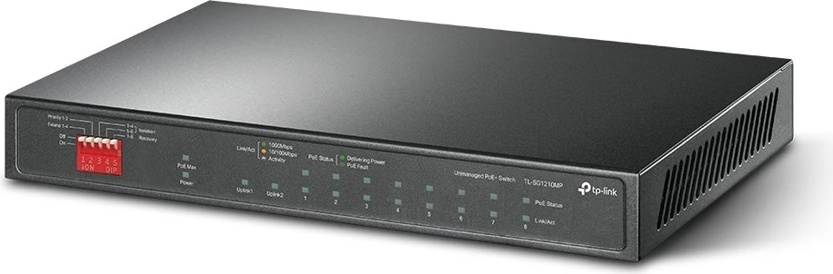 Switch TP-Link TL-SG1210MP, 8 porta Gigabit, PoE+, i zi