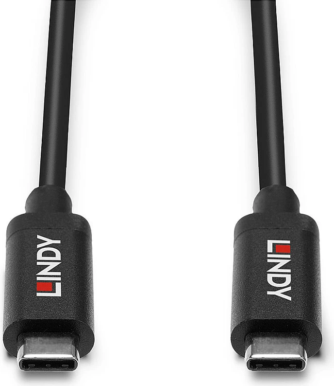Kabllo aktive USB-C LINDY 3m, USB 3.2 Gen 2, 10Gbps, USB PD 60W, e zezë
