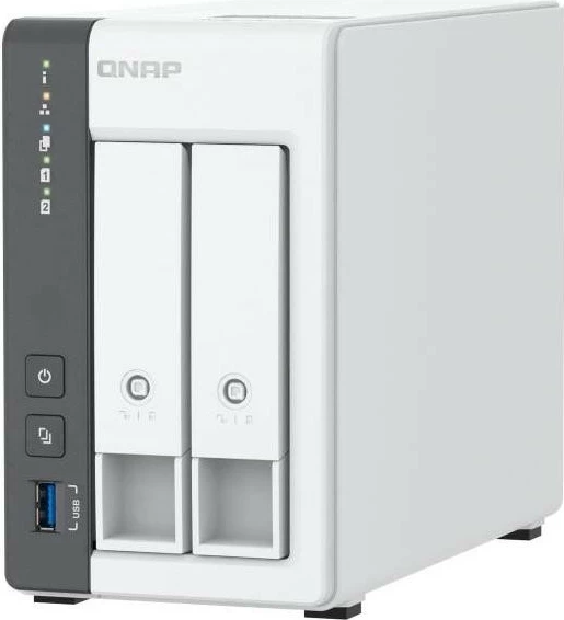 NAS Qnap TS-216G, 4GB RAM, 12TB, i bardhë