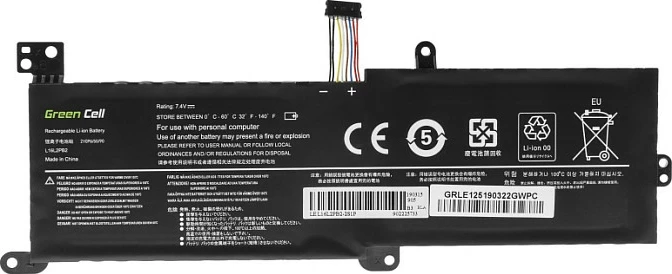 Bateri laptopi Green Cell për Lenovo IdeaPad 320-14IKB/320-15IAP/320-15ISK/320-15IKB/320-17IKB, e zezë