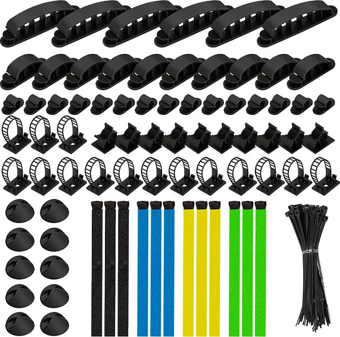 Set organizimi kabllosh LogiLink, 8 pjesë, me kuti