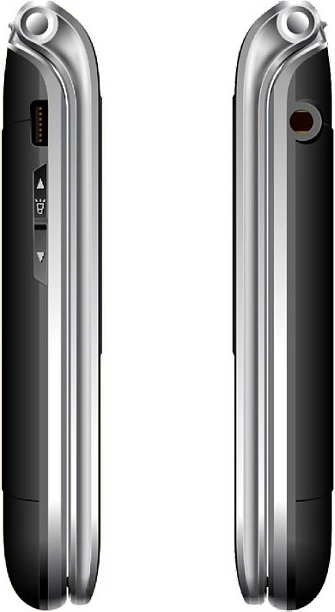 Celular Bea-fon SL605 LTE, flip, ekran 2.4", USB-C, me bazë karikimi, i zi
