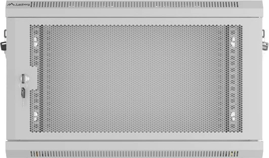 Kabinet rack muror, Lanberg WF01-6406-23S, 19-inch 6U, 600x450 mm, derë e perforuar, Flat Pack, gri RAL 7035