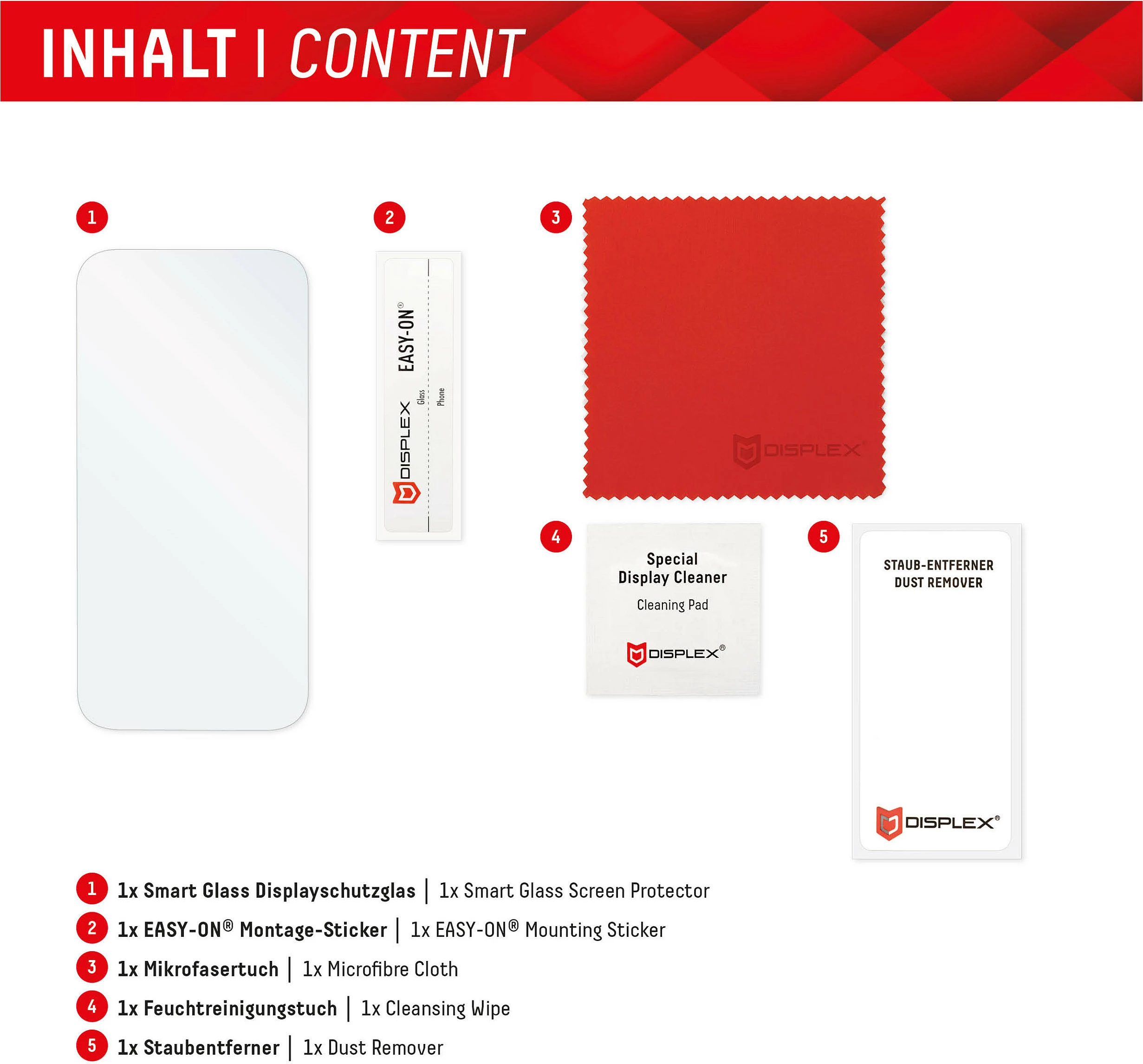 Mbrojtëse ekrani Displex Smart Glass 9H për Samsung Galaxy S24/S25, transparente
