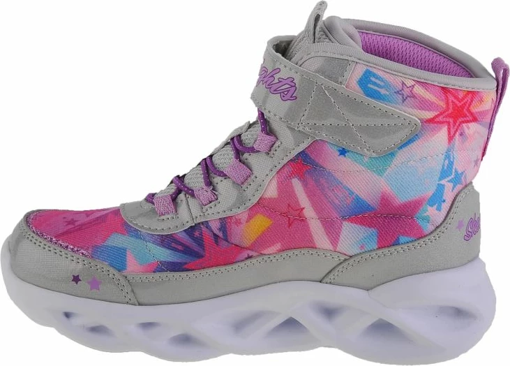 Atlete fëmijësh Skechers, argjendi