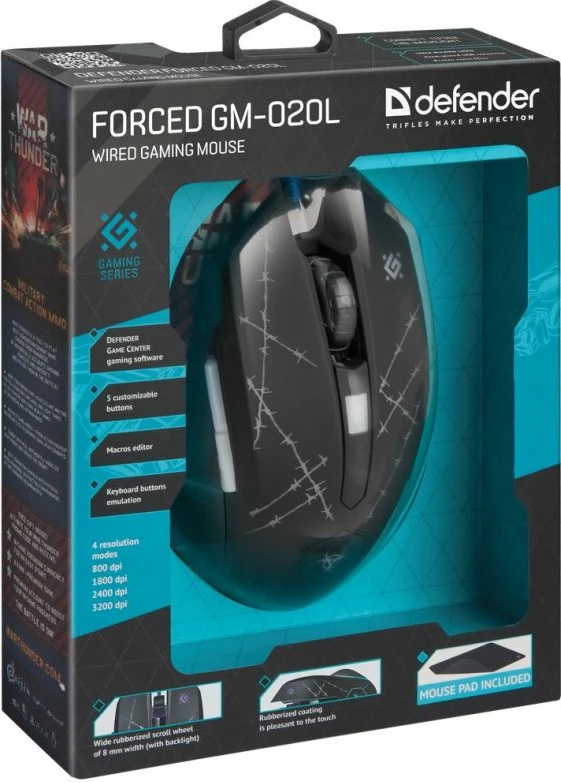 Maus gaming DEFENDER, i zi
