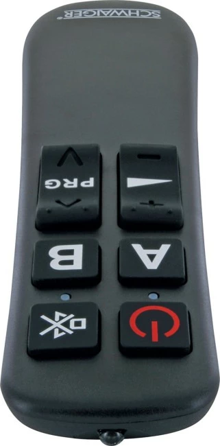 Telekomandë universale Schwaiger UFB1000, 8 taste, IR wireless, e zezë