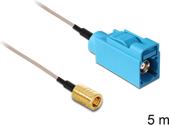 Kabllo RF DeLOCK 88671, SMA në FAKRA Z, 5 m, 50 Ω, kafe
