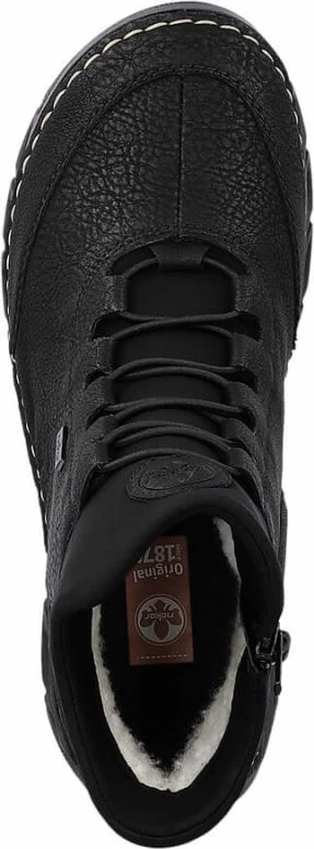 Çizme të izoluara për femra Rieker 55069-00, të zeza